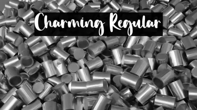 Charming Regular Font examples