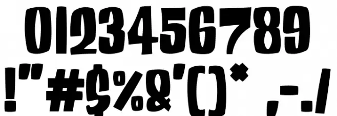 Charming Sixties Font OTHER CHARS