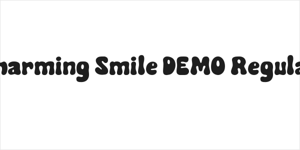 Charming Smile DEMO Regular Logo