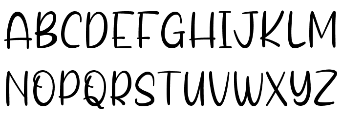 Charming Winter Font Litere mari