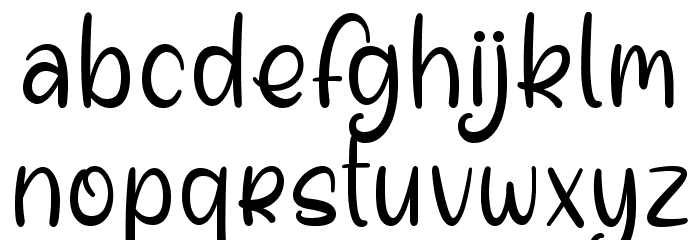 Charming Winter Font Litere mici