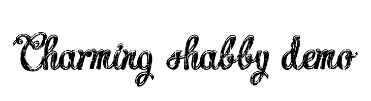 Charming shabby demo  baixar fontes gratis