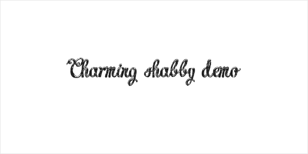 Charming shabby demo Logo