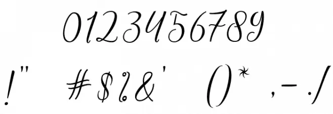 Charmington Font OTHER CHARS