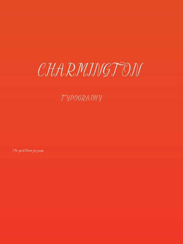 Charmington Poster