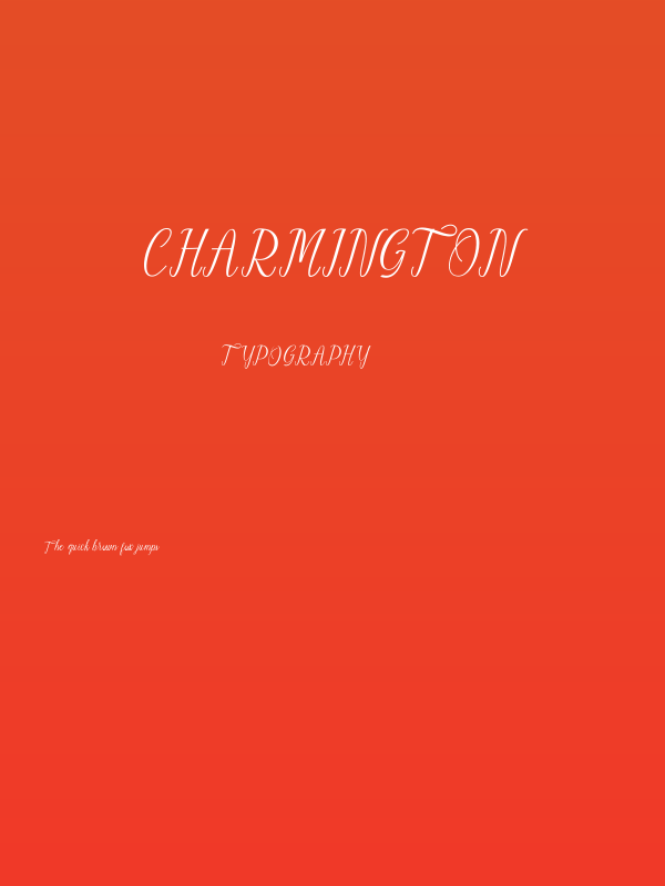 Charmington Poster