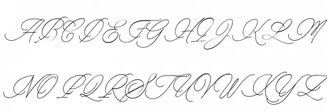 Charmline Script Personal Use Polices MAJUSCULES
