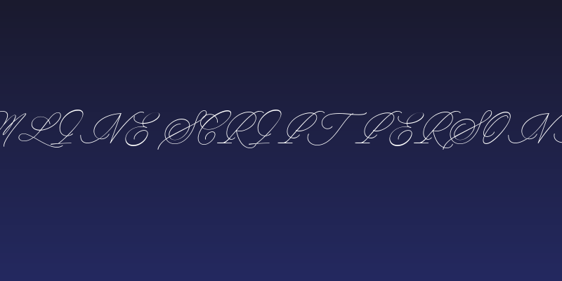 Charmline Script Personal Use Social Header