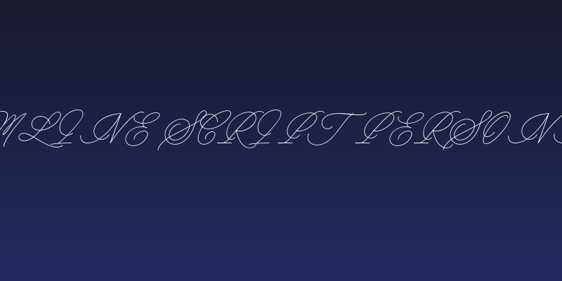 Charmline Script Personal Use Social Header