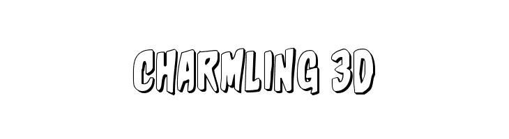 Charmling 3D  Скачать бесплатные шрифты