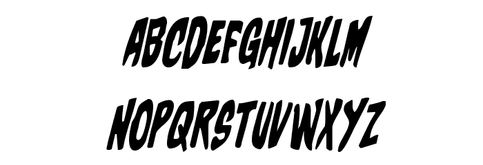 Charmling Condensed Italic Font LOWERCASE