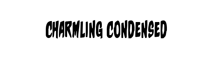 Charmling Condensed  フリーフォントのダウンロード