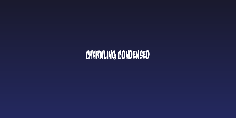 Charmling Condensed Social Header