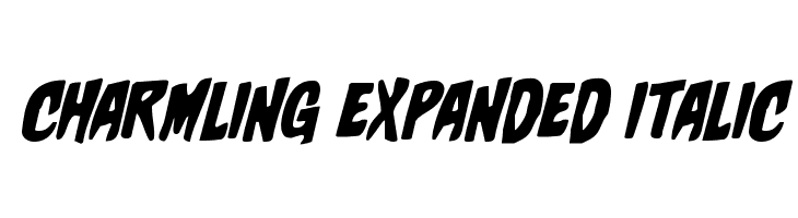 Charmling Expanded Italic  لخطوط تنزيل