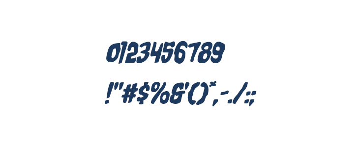 Charmling Expanded Italic Other Characters