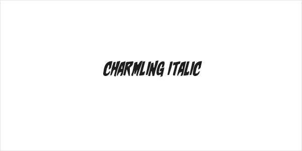 Charmling Italic Logo