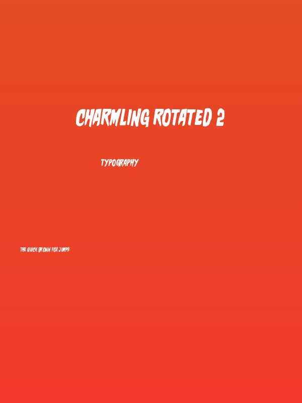 Charmling Rotated 2 Poster