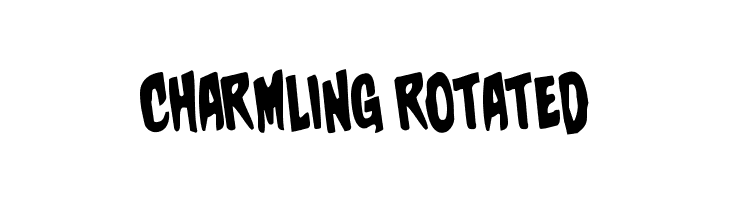 Charmling Rotated  font caratteri gratis