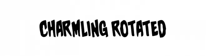 Charmling Rotated  Скачать бесплатные шрифты