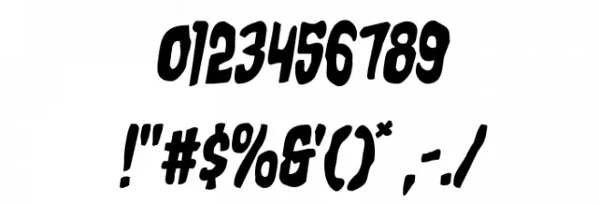 Charmling Semi-Italic Font OTHER CHARS