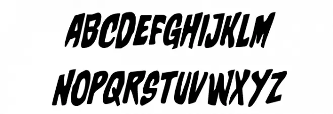 Charmling Staggered Italic 字体 小写
