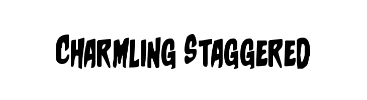 Charmling Staggered  font caratteri gratis