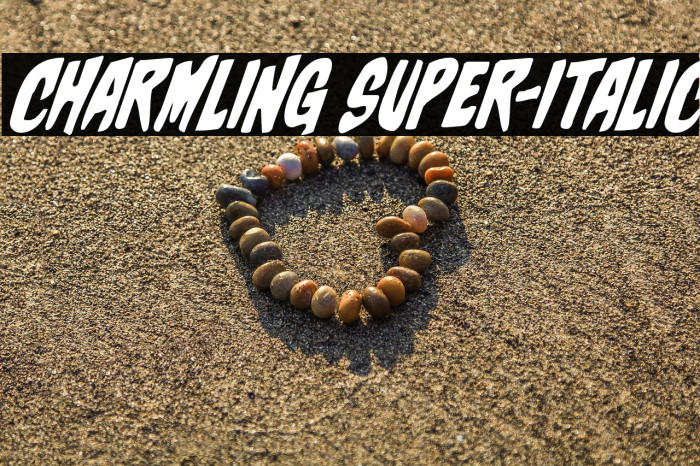 Charmling Super-Italic Example 1