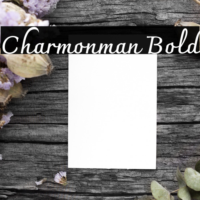 Charmonman Bold Font examples