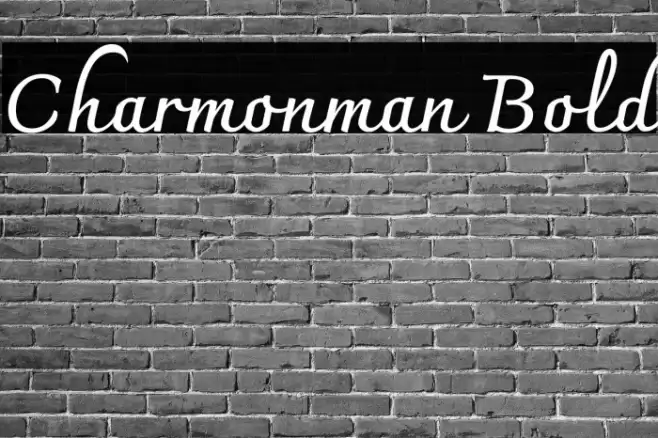 Charmonman Bold Font examples