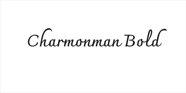 Charmonman Bold Logo
