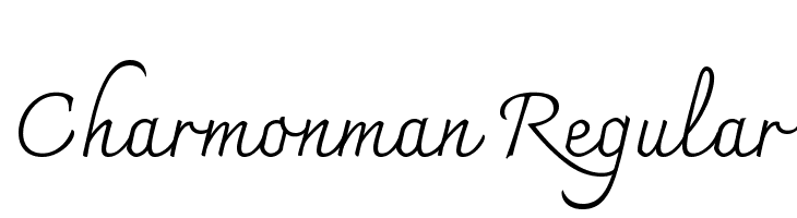 Charmonman Regular  Frei Schriftart Herunterladen