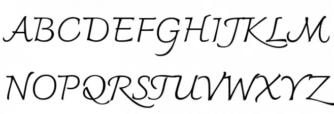 Charmonman Regular 字体 大写