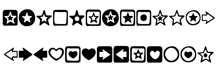 Charms Font LOWERCASE
