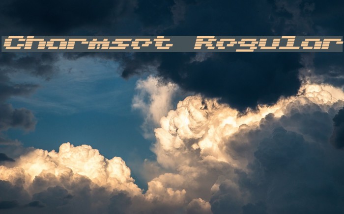 Charmset Regular Font examples