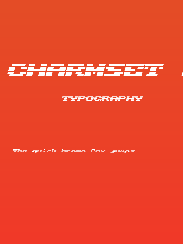 Charmset Regular Poster