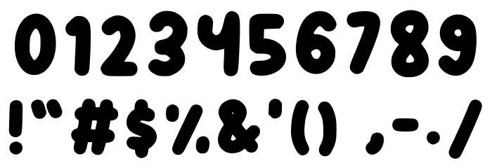 Charmy Regular Font OTHER CHARS
