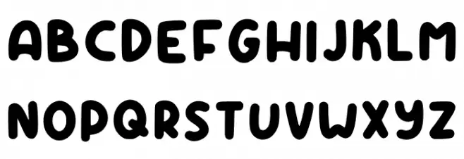 Charmy Regular Schriftart Groß
