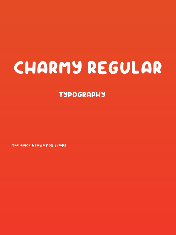 Charmy Regular Poster
