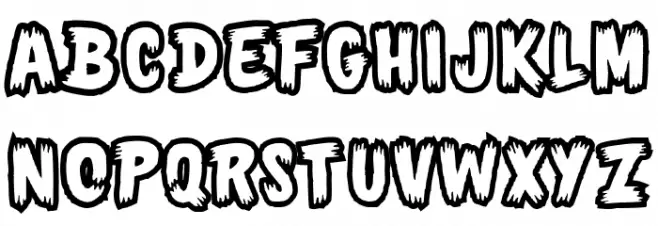 Charnego خط أحرف صغيرة