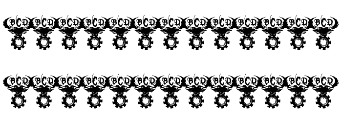 Charnel House Font LOWERCASE