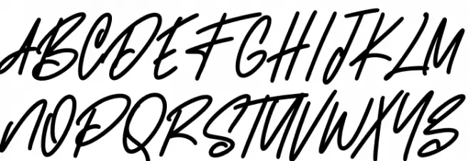 Charoeys Free Schriftart Groß
