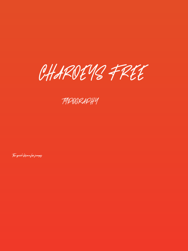 Charoeys Free Poster