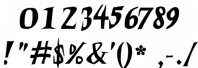 Charon Font OTHER CHARS