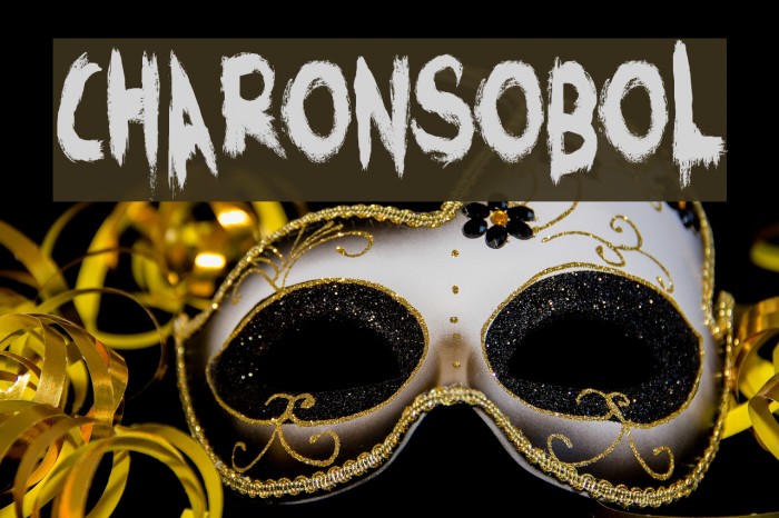 CharonsObol Font examples