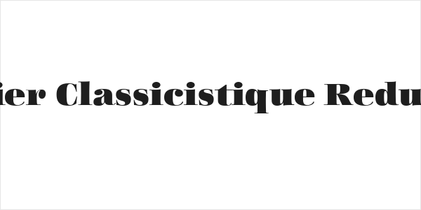 Charpentier Classicistique Reduced Black Logo