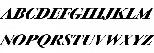 Charpentier Classicistique Reduced Bold Italic Fonte MAIÚSCULAS