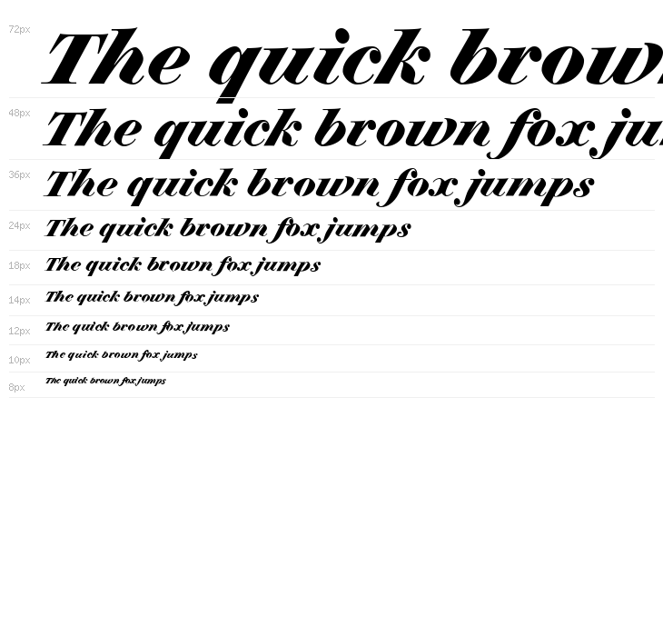 Charpentier Classicistique Reduced Bold Italic Waterfall