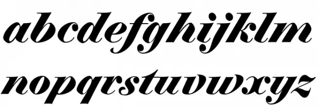 Charpentier Classicistique Reduced Bold Italic Caratteri MINUSCOLO