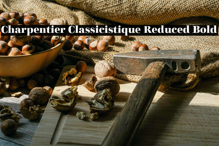 Charpentier Classicistique Reduced Bold Example 1
