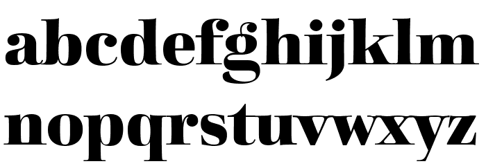 Charpentier Classicistique Reduced Bold Font LOWERCASE